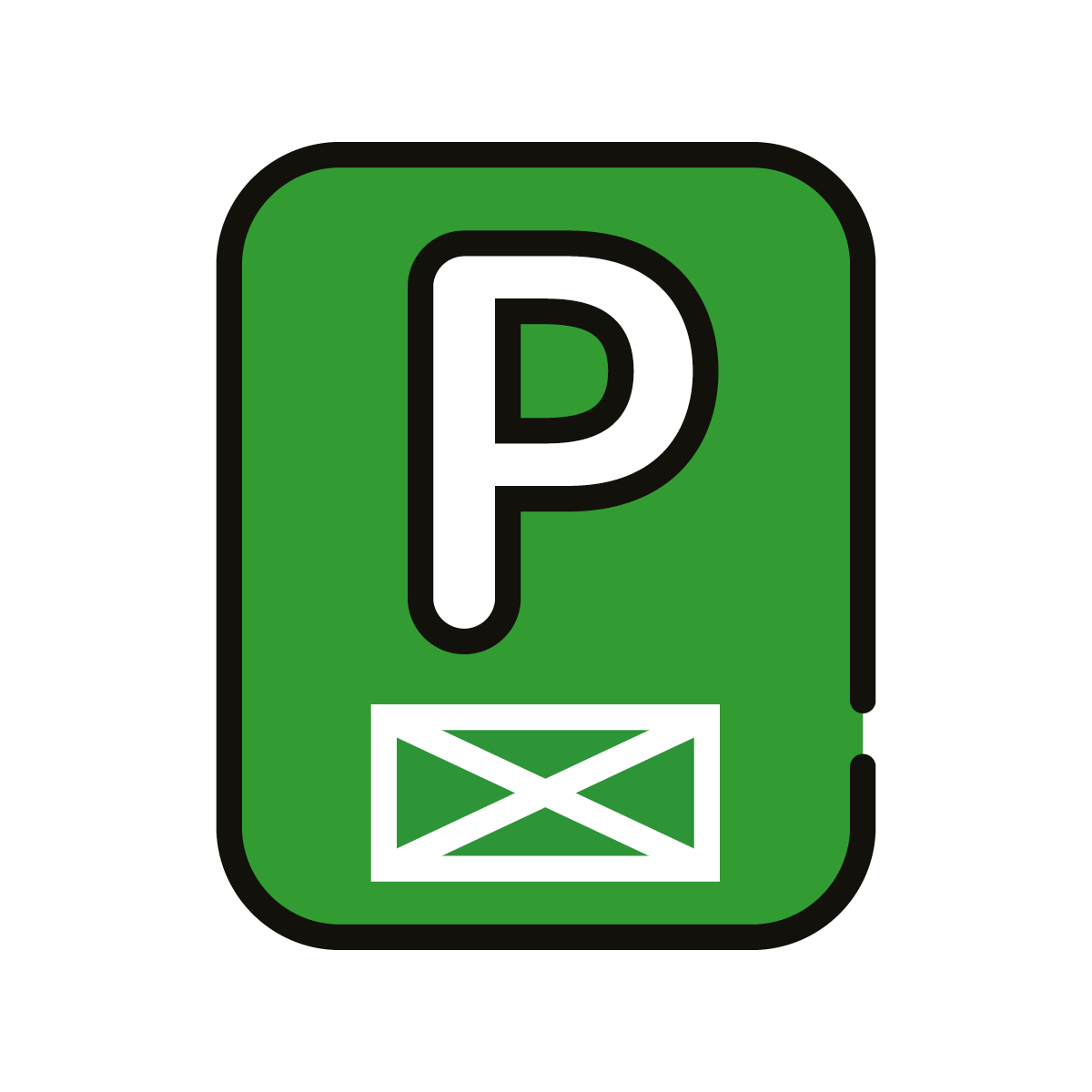 parking z koperta